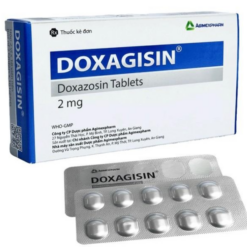 Doxazosin 2mg Agimexpharm điều trị tăng huyết áp (1 vỉ x 10 viên)