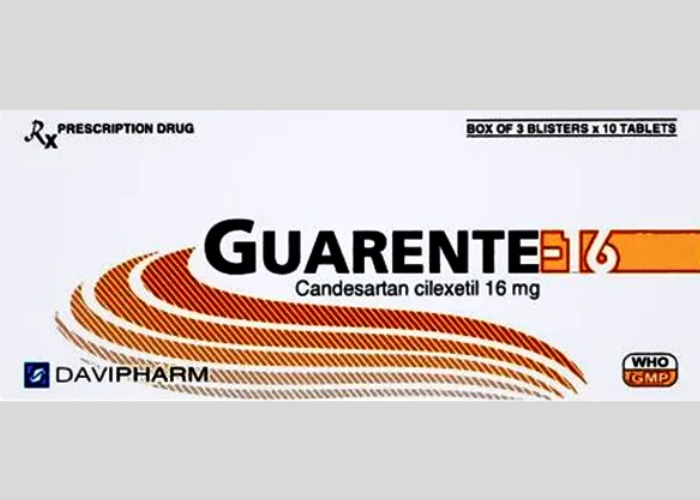 Guarente -16 Davipharma thuốc điều trị tăng huyết áp (3 vỉ x 10 viên)