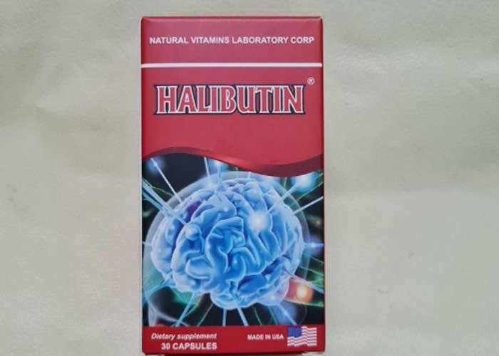 Halibutin Natural Vitamins Laboratory hỗ trợ điều trị chứng suy giảm trí nhớ (Hộp 30 viên)