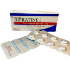 RIPRATINE 5mg Medisun điều trị viêm mũi dị ứng (Hộp 3 vỉ x 10 viên)