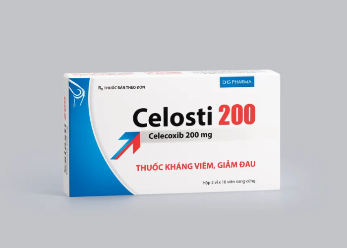 Thuốc Celosti 200 200mg DHG điều trị thoái hóa khớp, viêm khớp dạng thấp (2 vỉ x 10 viên)