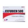 Thuốc điều trị nhiễm khuẩn Cefurich 500mg USP (2 vỉ x 5 viên)
