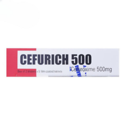 Thuốc điều trị nhiễm khuẩn Cefurich 500mg USP (2 vỉ x 5 viên)