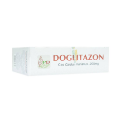 Thuốc Doglitazon 200mg Phương Đông điều trị rối loạn tiêu hóa, giải độc gan (12 vỉ x 5 viên)