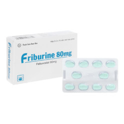 Thuốc Friburine 80mg Pymepharco điều trị acid uric, gout (3 vỉ x 10 viên)