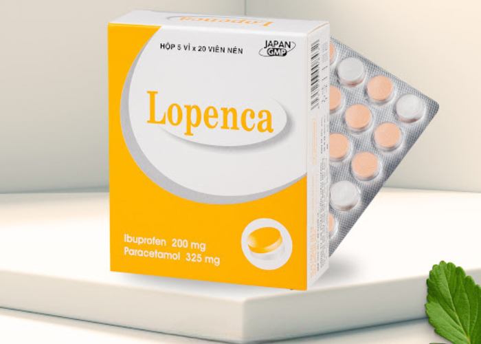 Thuốc Lopenca Dhg giảm đau khớp, kháng viêm do chấn thương (5 vỉ x 20 viên)