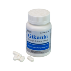 Thuốc Gikanin 500mg Khapharco điều trị chứng chóng mặt (10 vỉ x 10 viên)