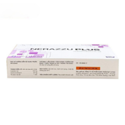 Thuốc Nerazzu-plus 100mg/25mg Davipharm giảm nguy cơ đột quỵ và điều trị tăng huyết áp (Hộp 3 vỉ x 10 viên)