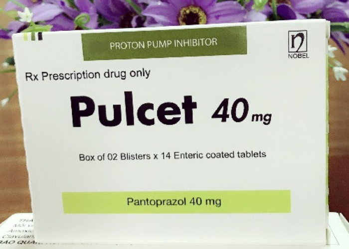 Thuốc Pulcet 40mg NobelFarma điều trị trào ngược dạ dày – thực quản (2 vỉ x 14 viên)