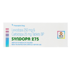 Thuốc Syndopa 275 Sun Pharma điều trị triệu chứng bệnh Parkinson (5 vỉ x 10 viên)