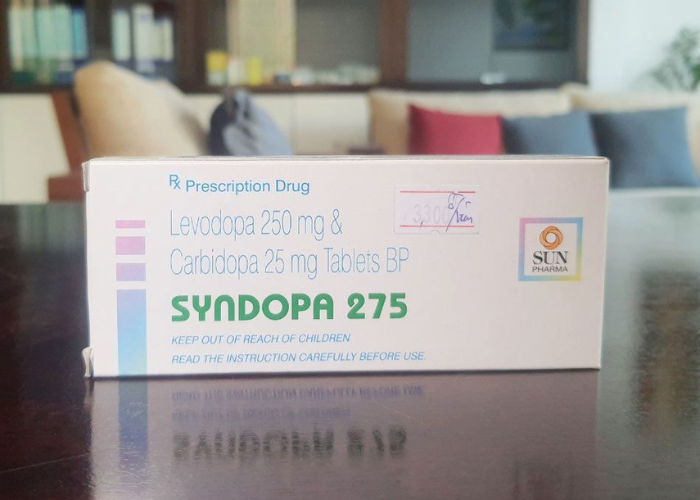 Thuốc Syndopa 275 Sun Pharma điều trị triệu chứng bệnh Parkinson (5 vỉ x 10 viên)