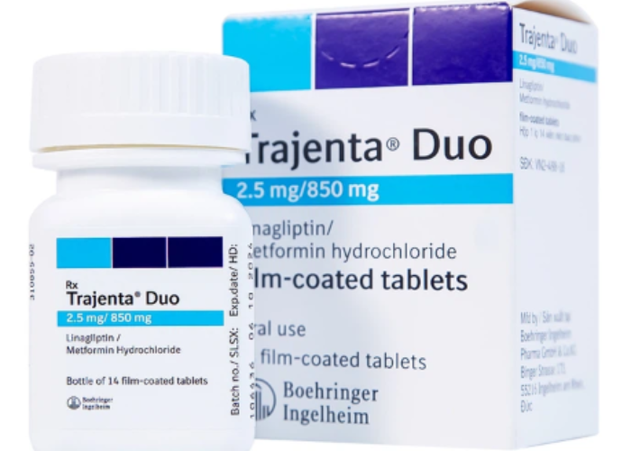 Thuốc Trajenta Duo 2.5mg/850mg Boehringer điều trị đái tháo đường típ 2 (30 viên)