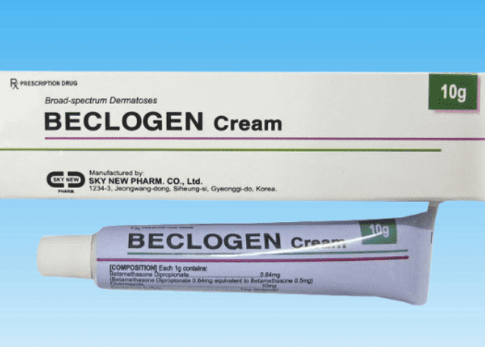 Thuốc trị viêm da Beclogen Cream 10g Sky New