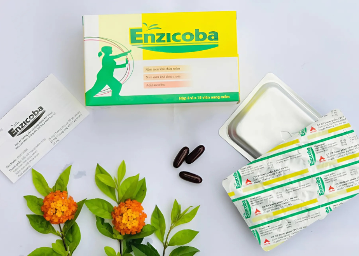 Viên Enzicoba CPC1HN ngăn ngừa quá trình lão hóa, tăng đề kháng (4 vỉ x 15 viên)