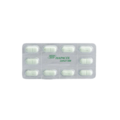 Hapacol Caplet 500 DHG Pharma giảm đau và hạ sốt (10 vỉ x 10 viên)