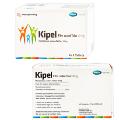 Viên nén Kipel 10mg MEGA We care phòng và điều trị hen phế quản, co thắt phế quản (4 vỉ x 7 viên)