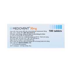Medovent 30mg Medochemie điều trị bệnh phế quản phổi cấp, mạn tính