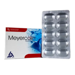 Viên phục hồi vận động sau tai biến, bệnh Parkinson Meyercolin 500mg Meyer - BPC (2 vỉ x 10 viên)