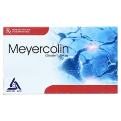 Viên phục hồi vận động sau tai biến, bệnh Parkinson Meyercolin 500mg Meyer - BPC (2 vỉ x 10 viên)