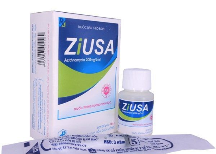ZiUSA 200mg/5ml Pharbaco điều trị nhiễm khuẩn (Hộp 1 lọ)