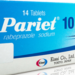 Thuốc ức chế bơm Proton Pariet 10mg Eisai điều trị loét dạ dày, tá tràng (1 vỉ x 14 viên)