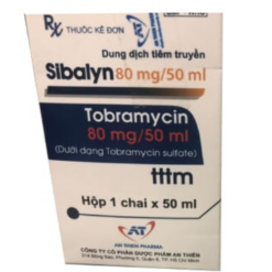 Thuốc Sibalyn 80mg/50ml điều trị nhiễm khuẩn đường tiết niệu hoặc đường hô hấp