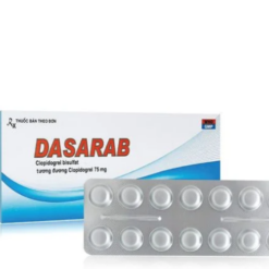 Thuốc Dasarab 75mg Davi Pharm điều trị hội chứng mạch vành cấp (2 vỉ x 14 viên)
