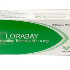 Thuốc Lorabay 10mg giảm các triệu chứng của bệnh viêm mũi dị ứng và mày đay dị ứng.