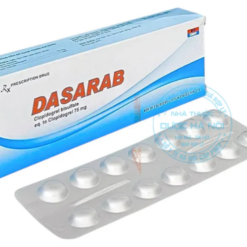 Thuốc Dasarab 75mg Davi Pharm điều trị hội chứng mạch vành cấp (2 vỉ x 14 viên)