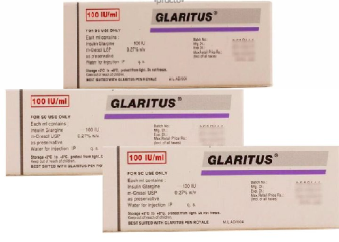 Bút tiêm tiểu đường Glaritus Dispopen 100IU/ml (Hộp 1 ống 3ml)