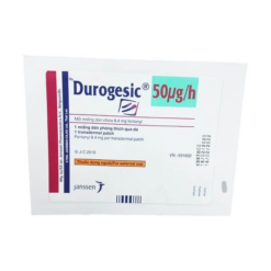 Durogesic 50mcg/h – 25mcg/h miếng dán giảm đau (Hộp 5 miếng)