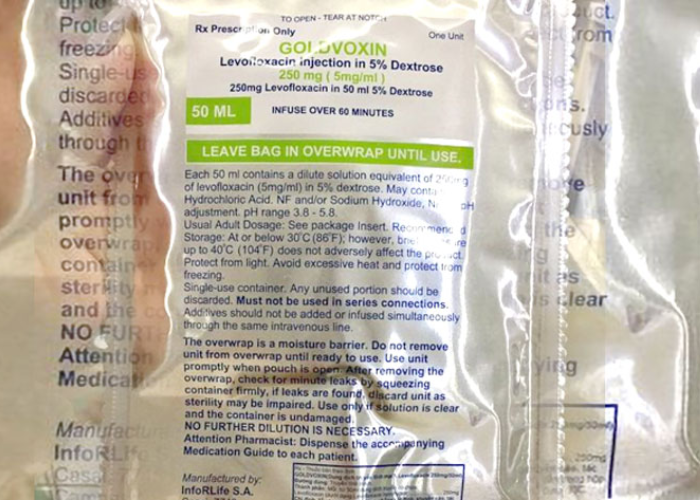 Thuốc Goldvoxin 250mg Facta điều trị nhiễm khuẩn (1 túi)