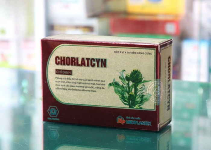 Thuốc Chorlatcyn Mediplantex điều trị viêm gan mãn tính (4 vỉ x 10 viên)