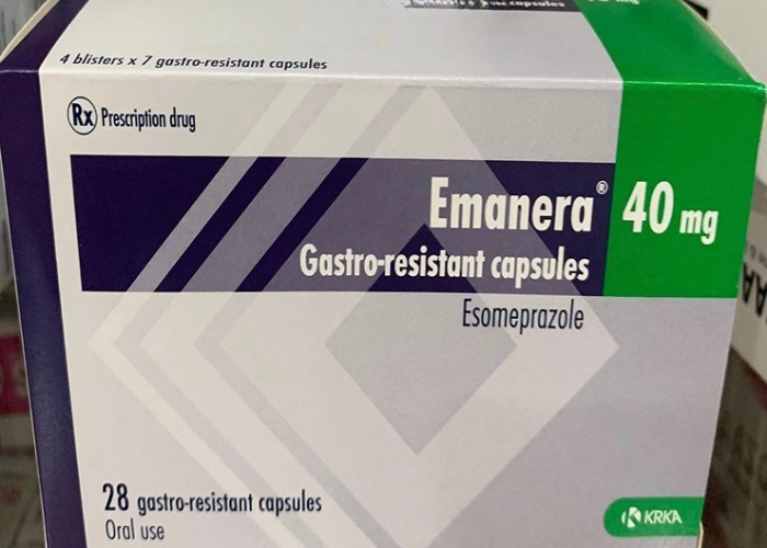 Thuốc Emanera 40mg KRKA điều trị trào ngược dạ dày thực quản (4 vỉ x 7 viên)