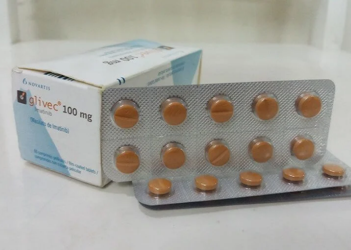 Thuốc Glivec 100mg Novartis điều trị bệnh bạch cầu tủy mạn (6 vỉ x 10 viên)