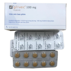 Thuốc Glivec 100mg Novartis điều trị bệnh bạch cầu tủy mạn (6 vỉ x 10 viên)