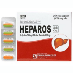 Thuốc Heparos Dongkoo điều trị sỏi mật, bảo vệ gan (Hộp 12 vỉ x 5 viên)