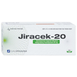 Thuốc Jiracek-20 Davipharm điều trị viêm loét dạ dày, trào ngược dạ dày (Hộp 3 Vỉ x 10 Viên)
