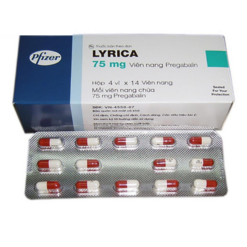 Thuốc Lyrica 75mg Pfizer giảm đau dây thần kinh (hộp 1 vỉ x 14 viên)