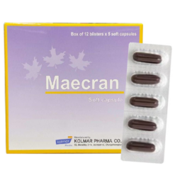Thuốc Maecran BRN science điều trị cho người bệnh suy nhược cơ thể, gầy mòn, thiếu máu (hộp 12 vỉ x 5 viên)