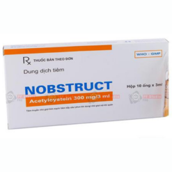 Thuốc Nobstruct điều trị các bệnh về đường hô hấp (Hộp 10 ống x 3 ml)