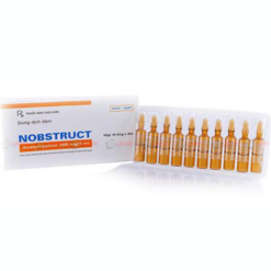 Thuốc Nobstruct điều trị các bệnh về đường hô hấp (Hộp 10 ống x 3 ml)