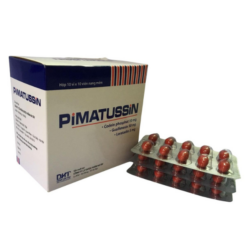 Thuốc Pimatussin Hataphar giảm ho do cảm lạnh (hộp 1 vỉ x 10 viên)