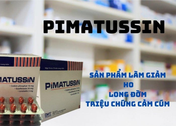 Thuốc Pimatussin Hataphar giảm ho do cảm lạnh (hộp 1 vỉ x 10 viên)