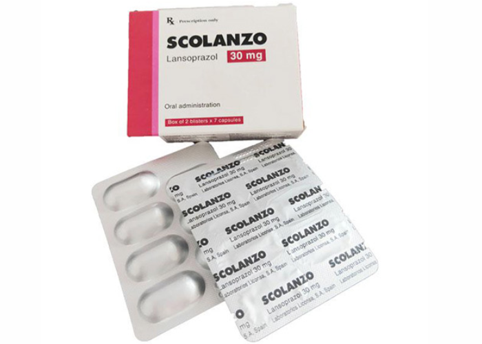 Thuốc Scolanzo 30mg Laboratorios Liconsa điều trị loét tá tràng, dạ dày (Hộp 2 vỉ x 7 viên)