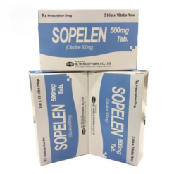 Thuốc Sopelen 500mg BCworld điều trị các rối loạn ý thức (3 vỉ x 10 viên)