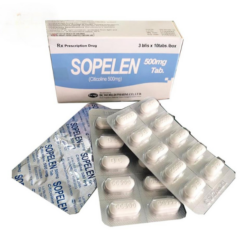 Thuốc Sopelen 500mg BCworld điều trị các rối loạn ý thức (3 vỉ x 10 viên)