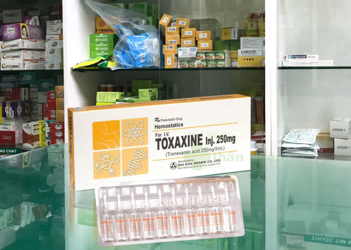 Thuốc Toxaxine Inj. 250mg Hanapharm điều trị và dự phòng chảy máu