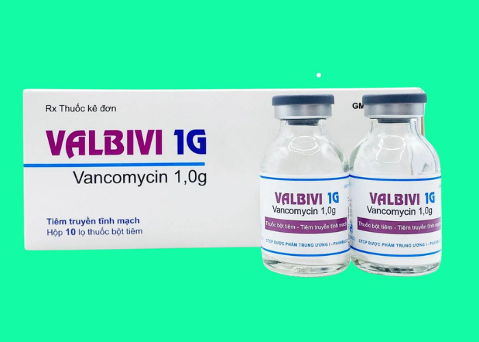 Thuốc Valbivi 1000 mg Pharbaco điều trị các nhiễm khuẩn nặng do vi khuẩn