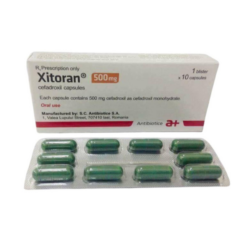 Thuốc Xitoran 500mg Antibiotice điều trị các bệnh nhiễm khuẩn gây ra bởi vi khuẩn